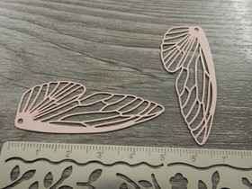 Siipiriipus, 50x20mm, vaaleanpunainen, 1kpl