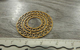 Ympyräriipus, 30mm, okra, 1kpl