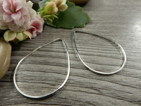 Linkki pisara, 32x23mm, umpi, kirkashopea, 1kpl