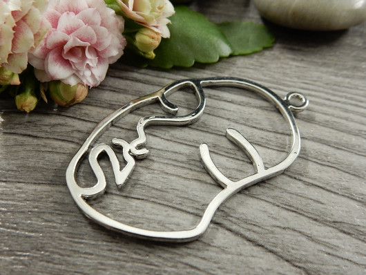 Kasvotriipus, 44x18mm, kromi, 1kpl