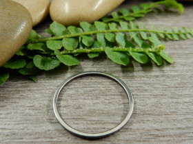 Linkki ympyrä, 20x0.9x1mm, umpi, rst, 1kpl