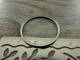 Linkki ympyrä, 25x1mm, umpi, rst, 1kpl