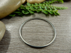 Linkki ympyrä, 30x1mm, umpi, rst, 1kpl