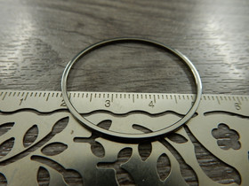 Linkki ympyrä, 35x1mm, umpi, rst, 1kpl