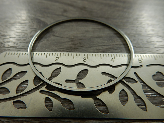 Linkki ympyrä, 40x1mm, umpi, rst, 1kpl