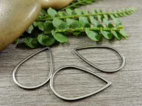 Linkki pisara, 21x14x1mm, umpi, rst, 1kpl