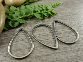 Linkki pisara, 26x17x1mm, umpi, rst, 1kpl