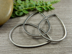 Linkki pisara, 32x22x1mm, umpi, rst, 1kpl