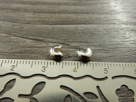Päällyshelmi, 4mm, kirkashopea, 20kpl
