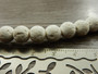 Laavakivihelmi, 8mm, valkoinen, 10kpl