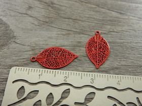 Lehtiriipus 19x10mm, punainen, 1kpl