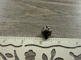 Metallihelmi filigraani, 6mm, gunmetal, 20kpl