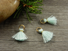 Tasseliriipus, 10mm, minttu, 1kpl