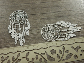 Unisieppaririipus lotus, 48x25mm, valkoinen, 1kpl