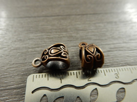 Riipuspidike, 13x8mm, kupari, 1kpl