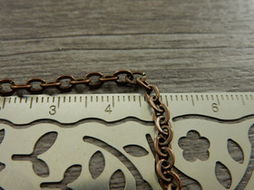 Ankkuriketju, 4x2.7x0,7mm, kupari, 1m