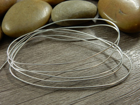 Alumiinilanka, 0.8mm, hopea, 1m