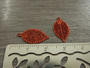 Lehtiriipus 19x10mm, oranssi, 1kpl
