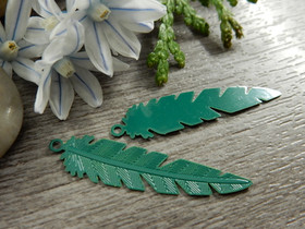 Sulkariipus, 34x8mm, tummanvihreä, 1kpl