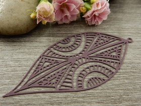 Kuvioriipus, 58x25mm, purppura, 1kpl