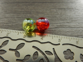 Akryylihelmi hohto, 8mm, ab mixsetti, 20kpl