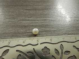 Akryylihelmi, 5mm, valkoinen, 20kpl