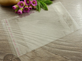 Sellofaanipussi reiällä, 7x12cm, kirkas, 1kpl