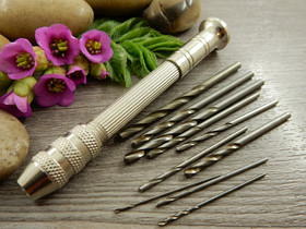 Käsipora, 9cm/ terät 0.3mm-3mm, 1kpl