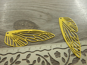 Siipiriipus, 50x20mm, keltainen, 1kpl