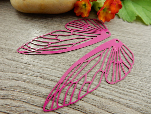 Siipiriipus, 50x20mm, fuksia, 1kpl