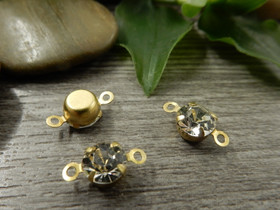 Strassiriipus/ linkki, 11x6mm, kulta, 1kpl