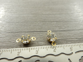 Strassiriipus/ linkki, 11x6mm, kulta, 1kpl