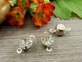 Strassiriipus/ linkki, 11x6mm, kromi, 1kpl