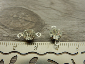 Strassiriipus/ linkki, 11x6mm, kromi, 1kpl