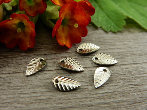 Lehtiriipus, 7x4mm, kromi, 1kpl
