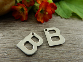 B-kirjainriipus, 11x9mm, rst, 1kpl