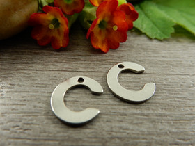 C-kirjainriipus, 11x9mm, rst, 1kpl