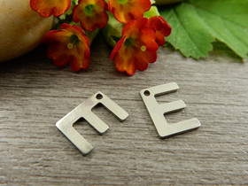 E-kirjainriipus, 11x9mm, rst, 1kpl