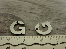 G-kirjainriipus, 11x9mm, rst, 1kpl