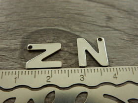 N-kirjainriipus, 11x9mm, rst, 1kpl