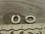O-kirjainriipus, 11x9mm, rst, 1kpl