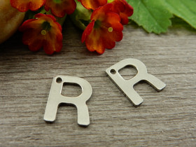 R-kirjainriipus, 11x9mm, rst, 1kpl