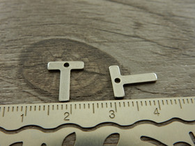 T-kirjainriipus, 11x9mm, rst, 1kpl