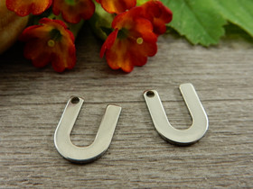 U-kirjainriipus, 11x9mm, rst, 1kpl