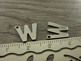 W-kirjainriipus, 11x9mm, rst, 1kpl