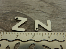 Z-kirjainriipus, 11x9mm, rst, 1kpl