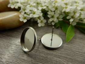 Korvakorutappi kapussille, 14mm, rst, 1pari