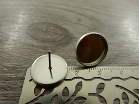 Korvakorutappi kapussille, 14mm, rst, 1pari