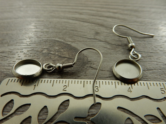 Korvakorukoukku 8mm kapussille, rst, 1pari