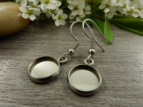 Korvakorukoukku 10mm kapussille, rst, 1pari